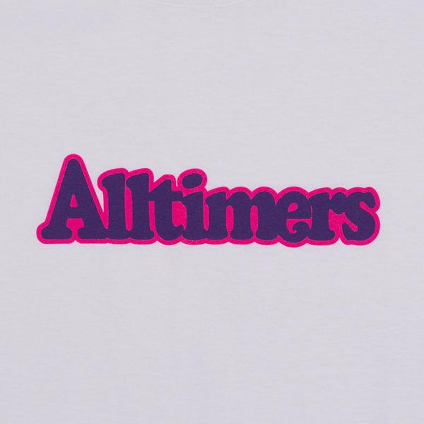 Alltimers Broadway Tee White Purple logo.jpg