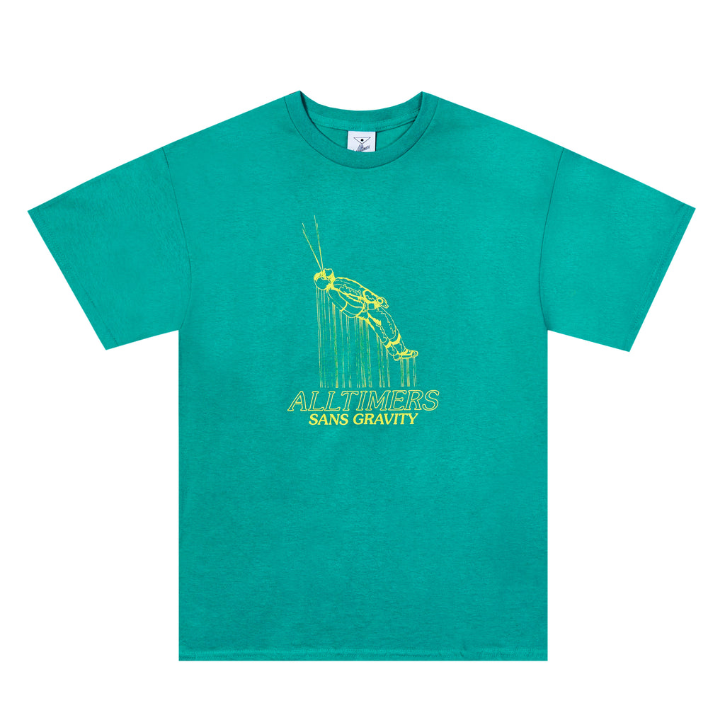 Alltimers Sans gravity tshirt green.jpg