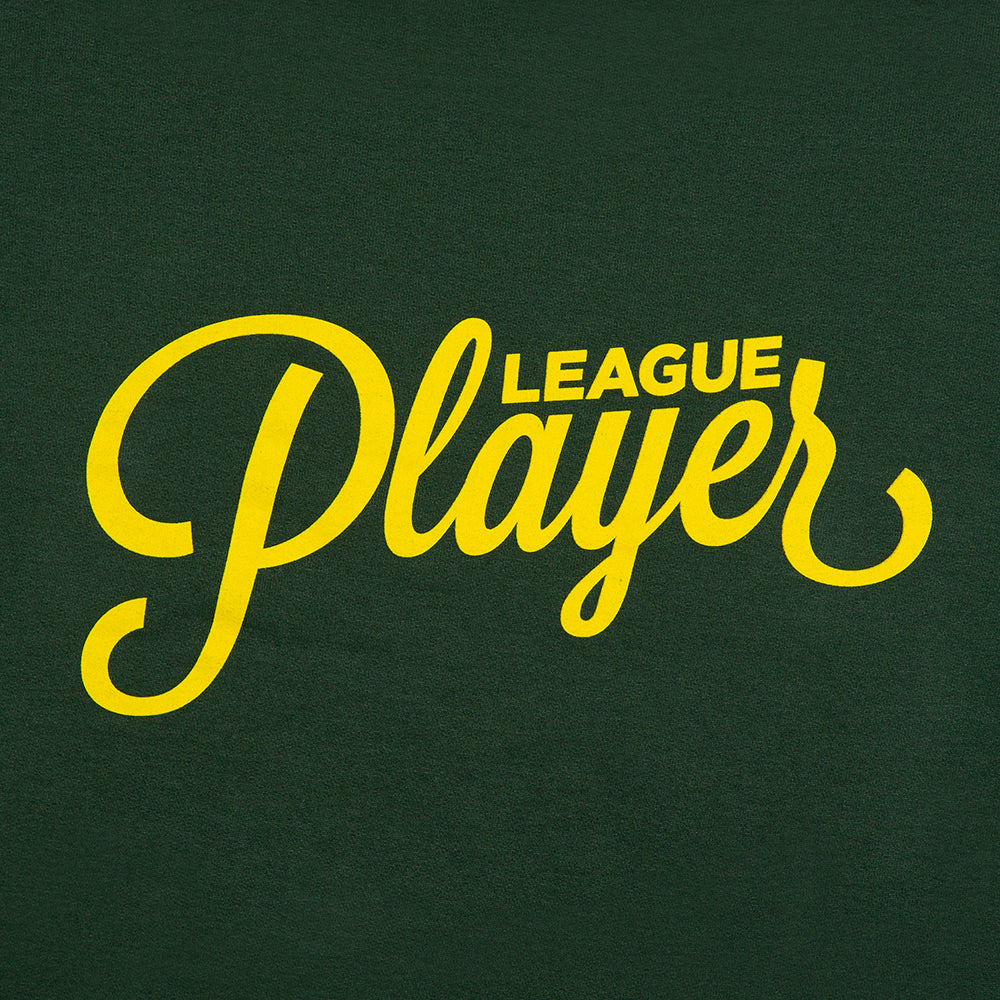 Alltimers League Player Hoodie Dark Green league player.jpg