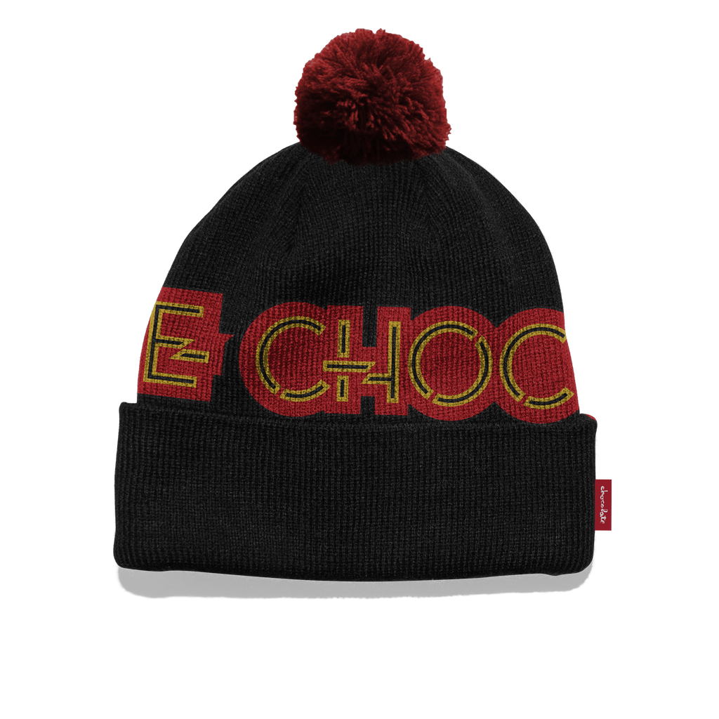 Chocolate Parliament Pom Pom Beanie Black W47D4.png