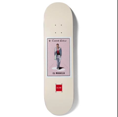 Chocolate Skateboard Deck Loteria Card El Modelo Carl Aikens.png