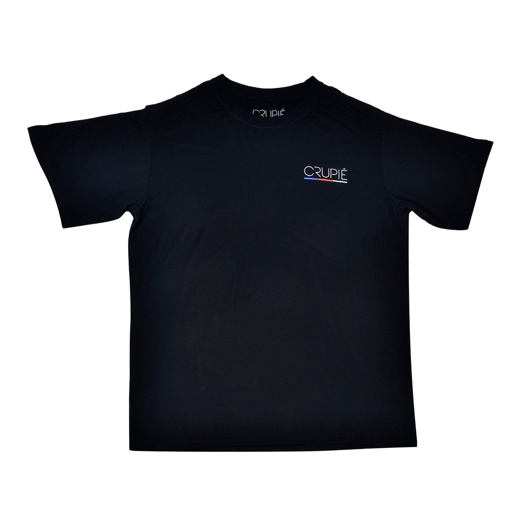 Crupie Geo Delta Logo Tee Black.jpg