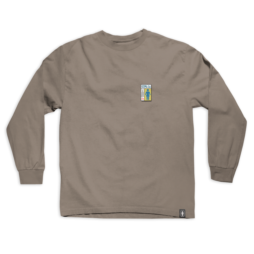 Girl Gridbox LS Tee Khaki W47D4.png