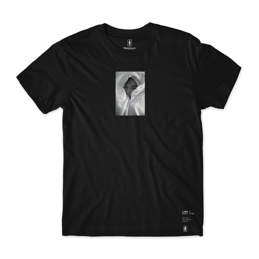 Girl Shot by Spike Bjork Tee Black_W47D4G.png