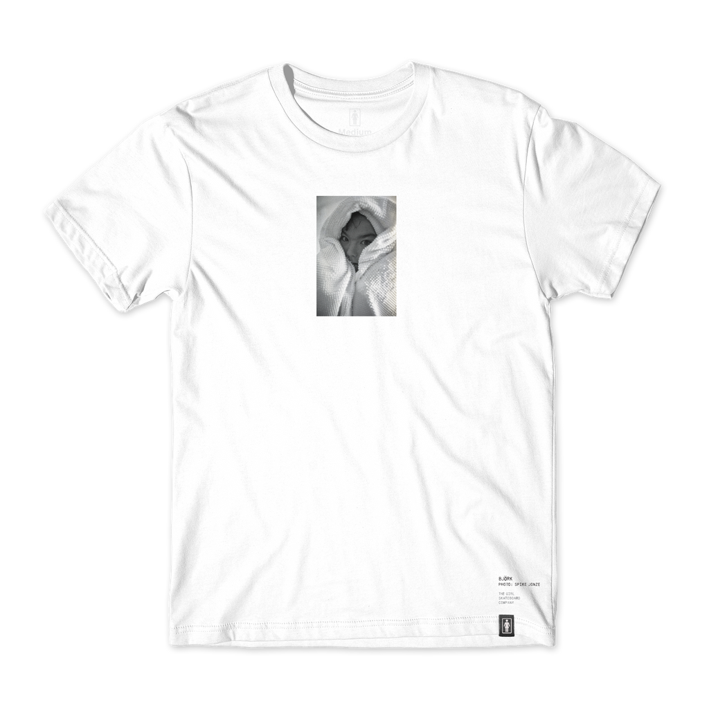 Girl Shot by Spike Bjork Tee White_W47D4G.png