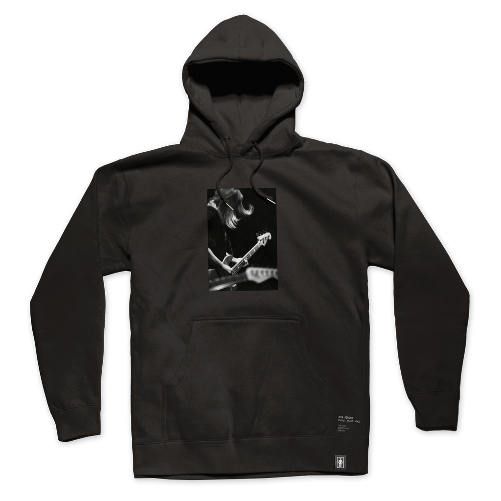 Girl Shot by Spike Kim Gordon Hoodie Black_W47D4G.png