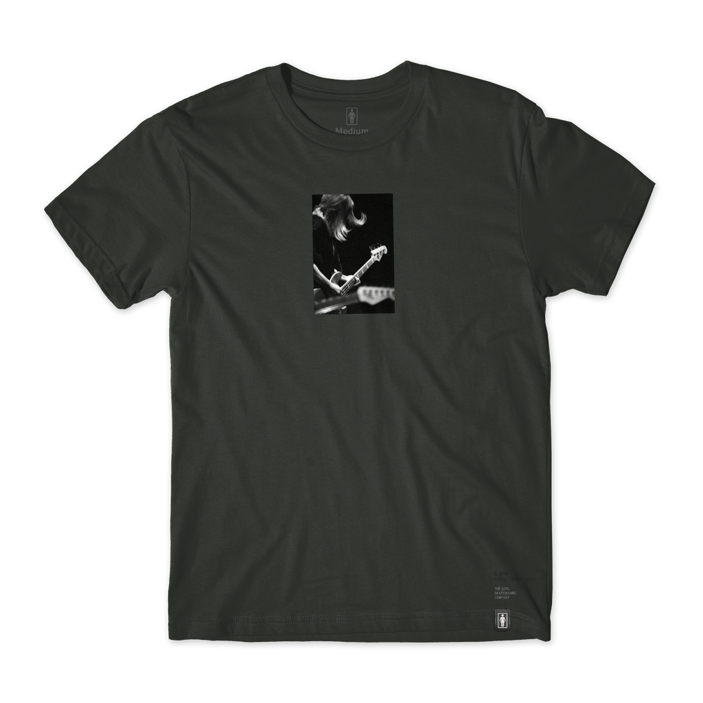 Girl Shot by Spike Kim Gordon Tee Black_W47D4G.png