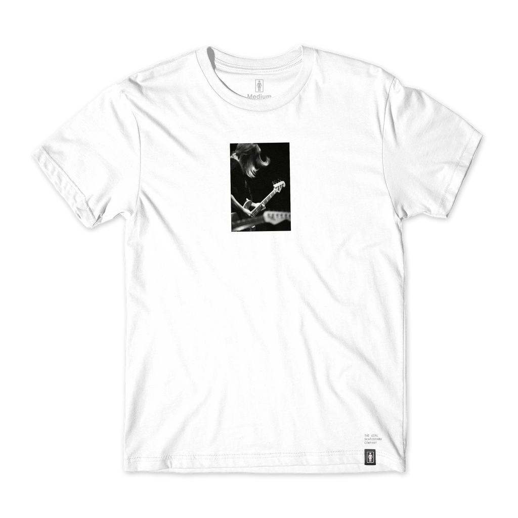 Girl Shot by Spike Kim Gordon Tee White_W47D4G.png