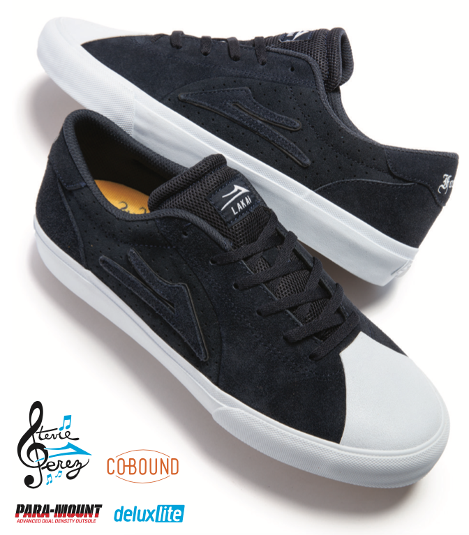 Lakai Flaco 2 Skate Shoes - Navy Suede 4.png