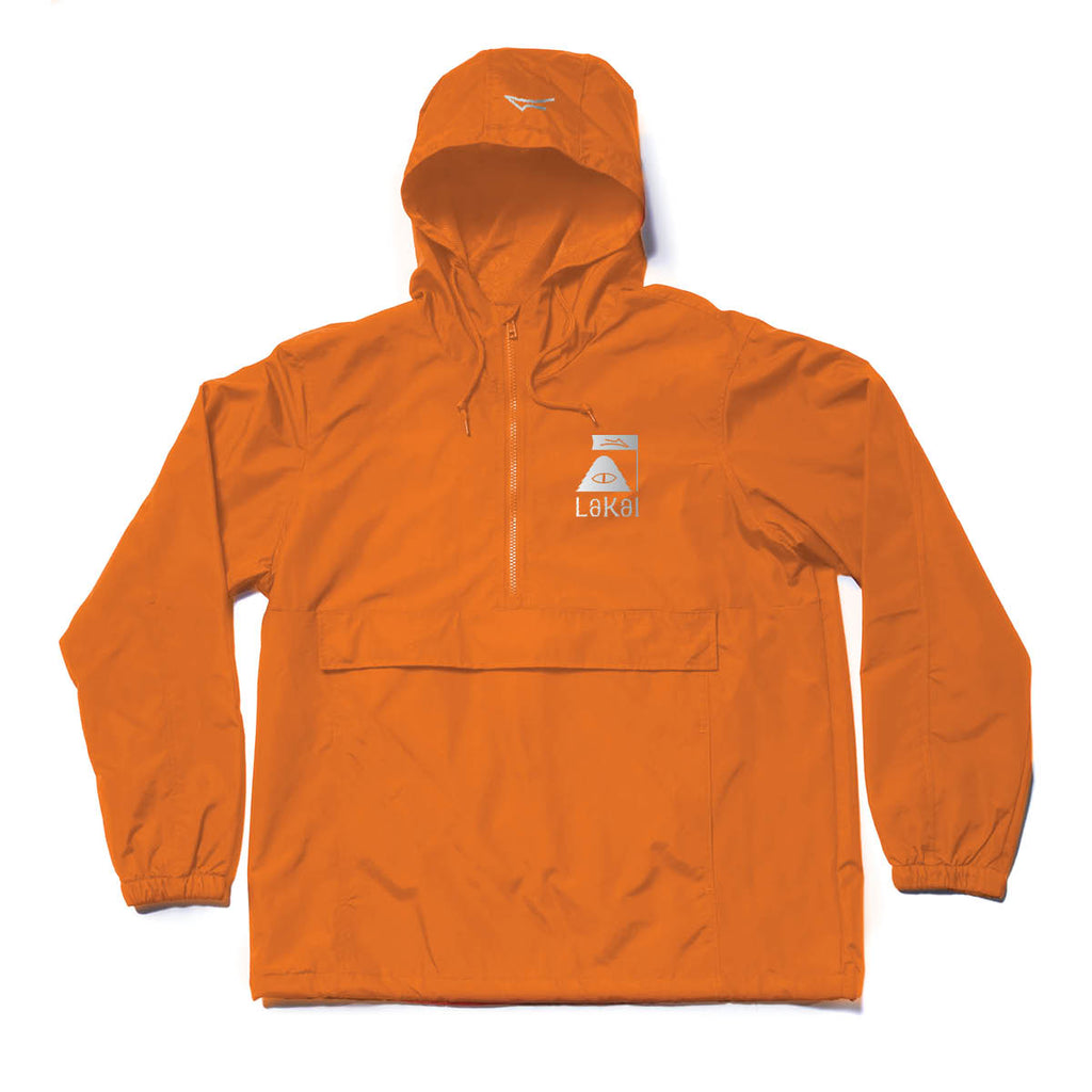 Lakai x Poler Reflective Anorak Jacket Orange FA24.jpg