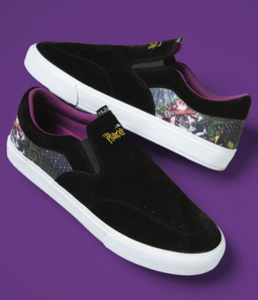 Lakai x The Pharcyde Owen VLK Skate Shoes - Black Suede detail 1.png