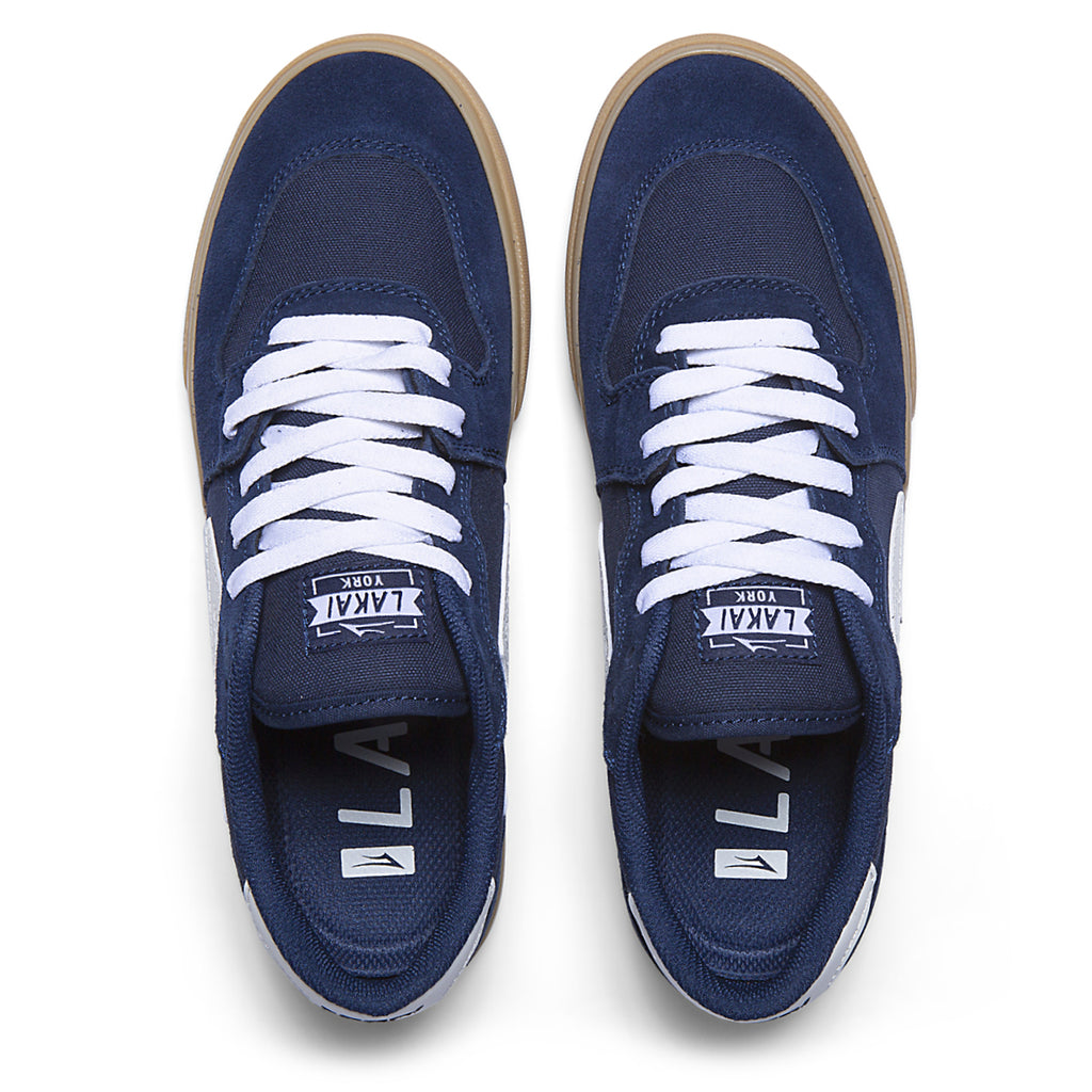 Lakai York Skate Shoes - Navy/Gum Suede Q3-24 3.jpg