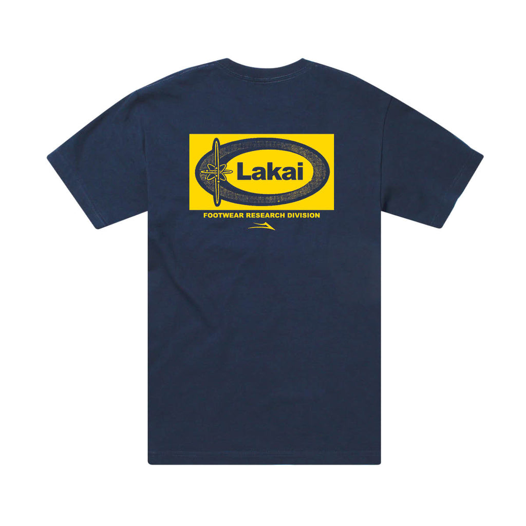 Lakai Research Division Tee Navy BACK.jpg