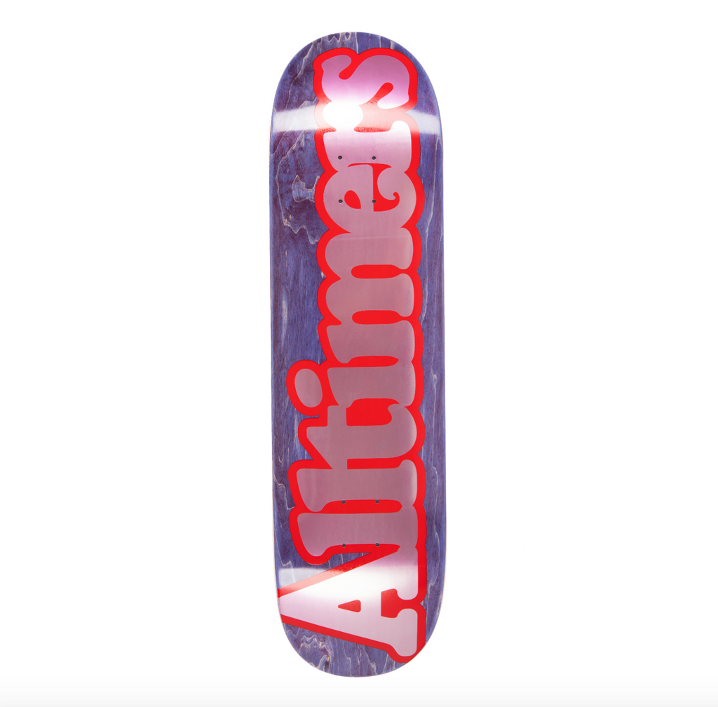 Alltimers Skateboard Deck Red Broadway 8.5.png