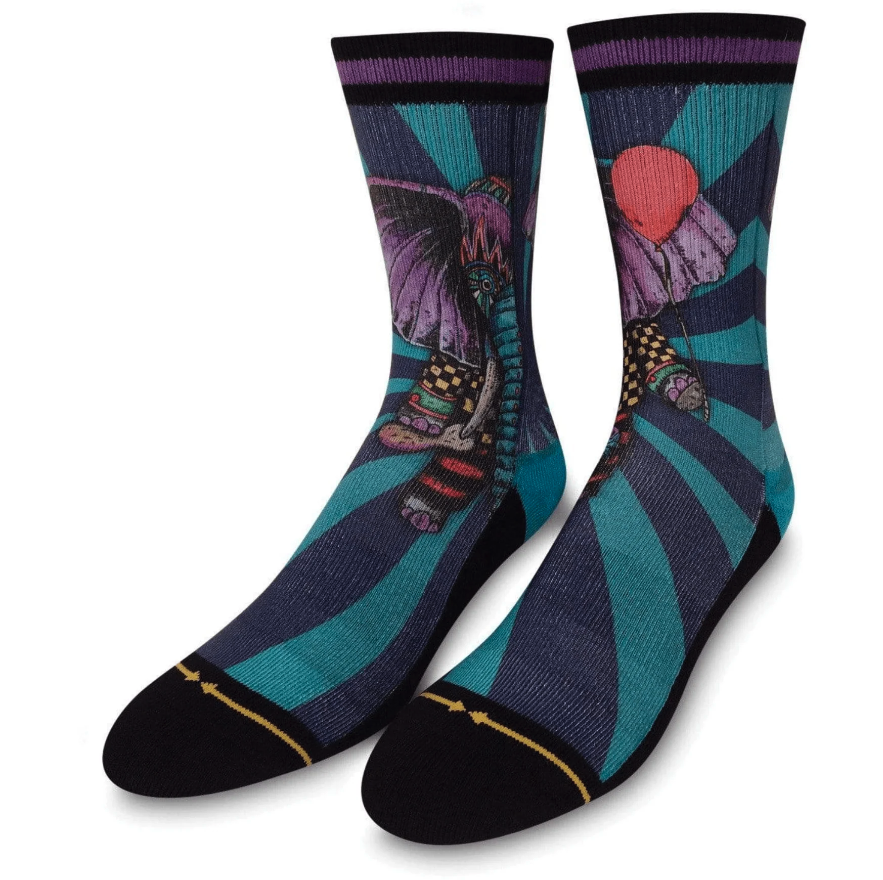 Merge4 Elephant Blue Classic Crew Socks2.png