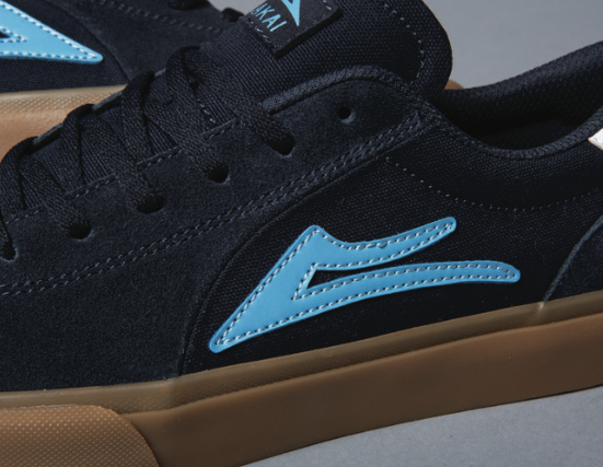 Lakai Flaco 2 Navy Gum Suede Skate Shoes DETAIL 3.png