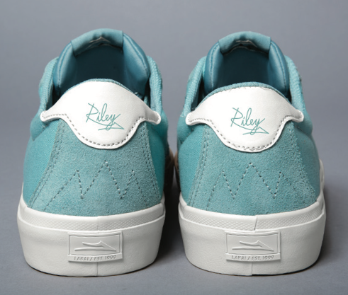 Lakai Riley 3 Fog Suede Skate Shoes detail 4.png