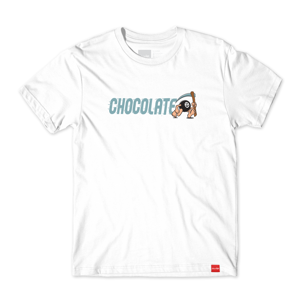 Chocolate Eightballer Tee White.png