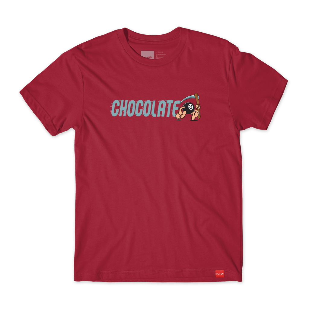 Chocolate Youth Eightballer Tee Cardinal.png