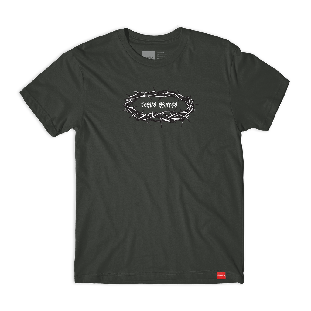 Chocolate Jesus Skates Tee Asphalt W45.png