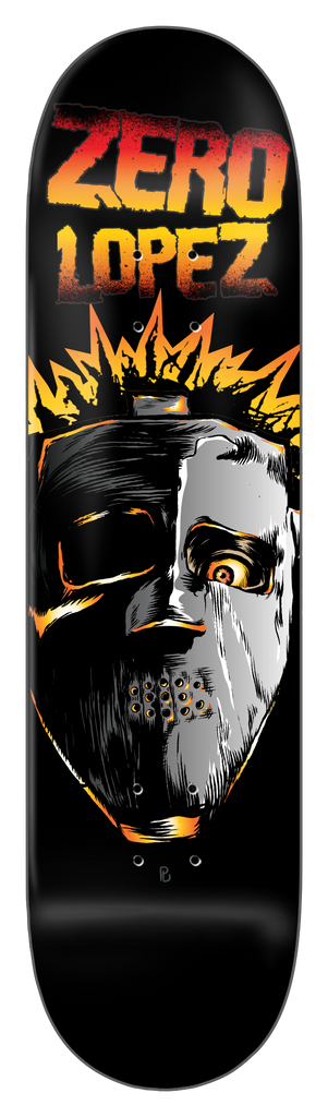 Zero Skateboard Deck Metal Health Adrian Lopez.png