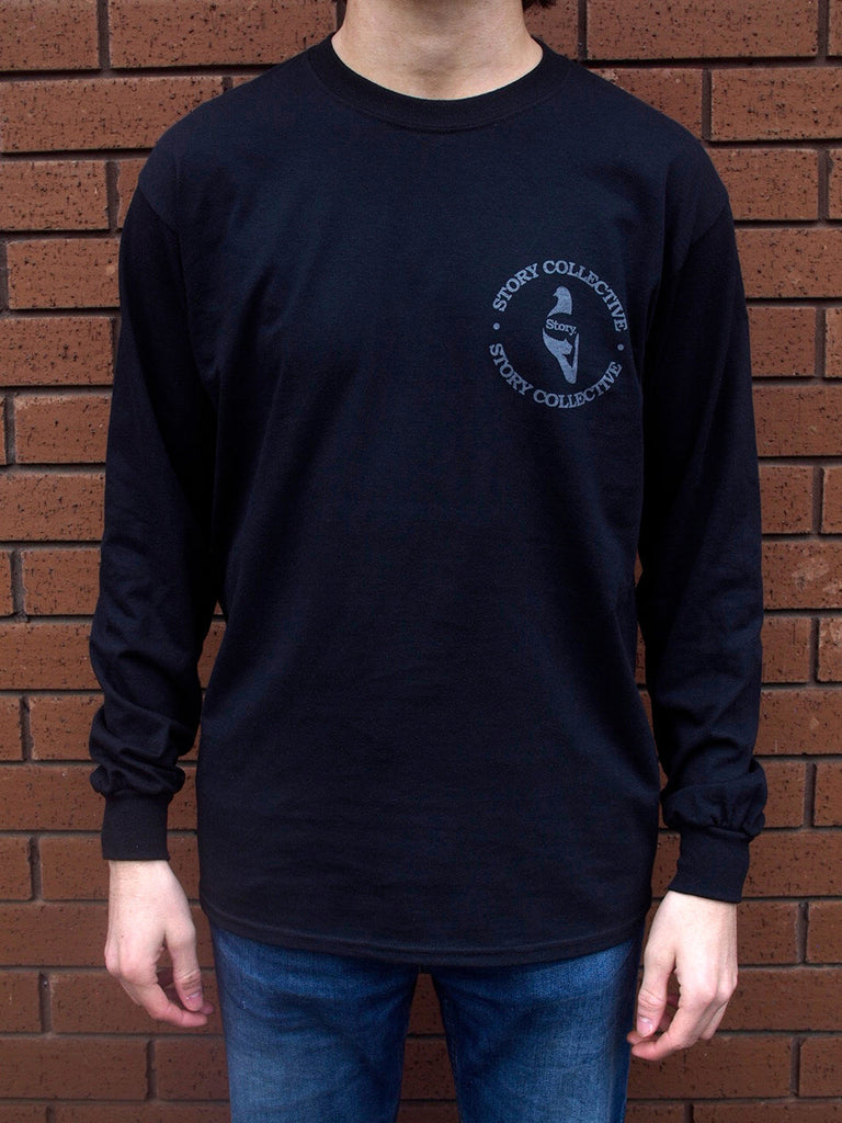 Story Collective Circle Long Sleeve Tee Black.jpg