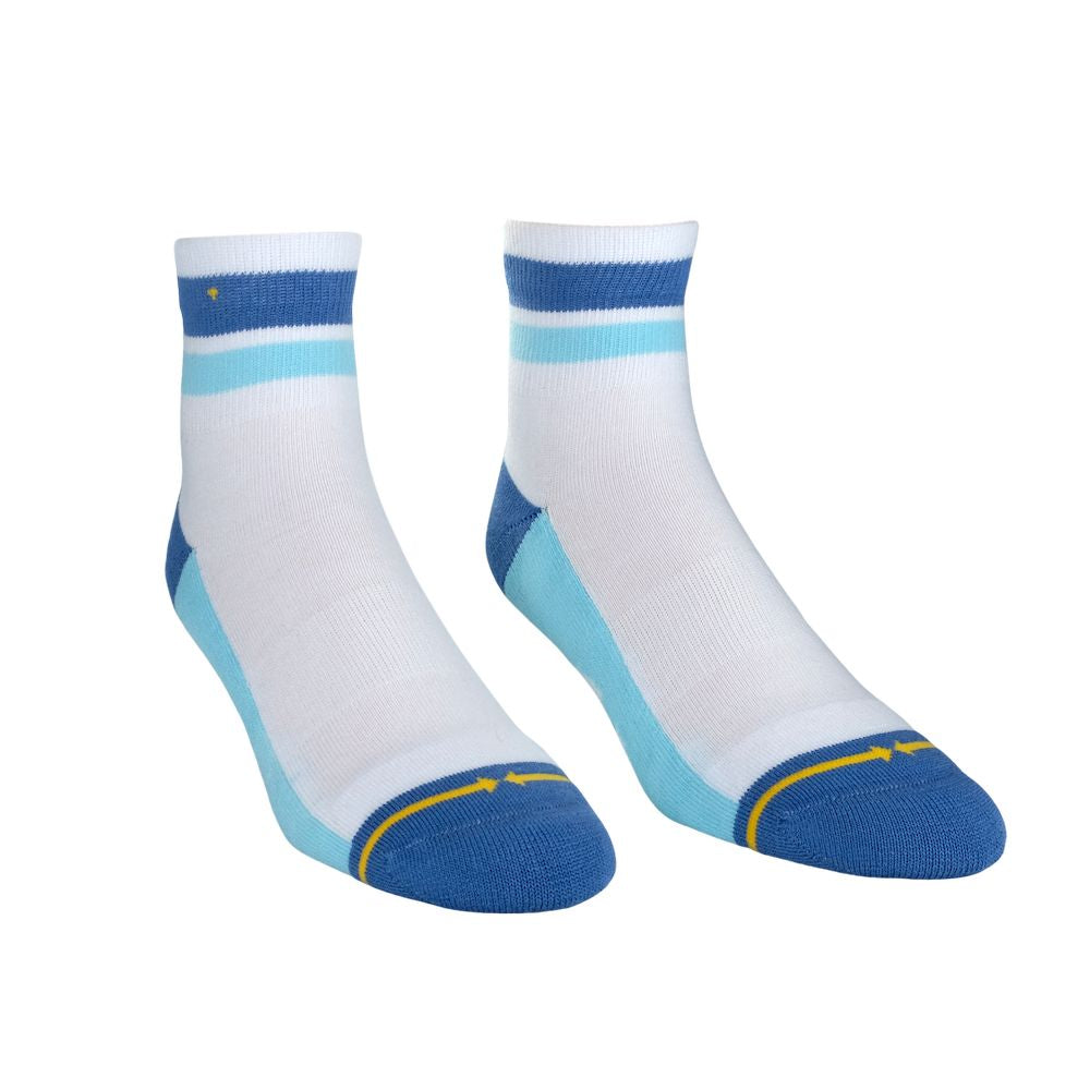 Merge4 Repreve and Organic Cotton White/Blue Quarter Crew Socks3.jpeg