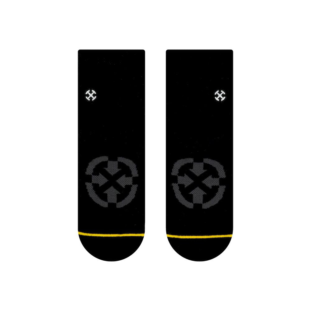 Merge4 Black Repreve and Organic Cotton Quarter Crew Socks2.jpeg