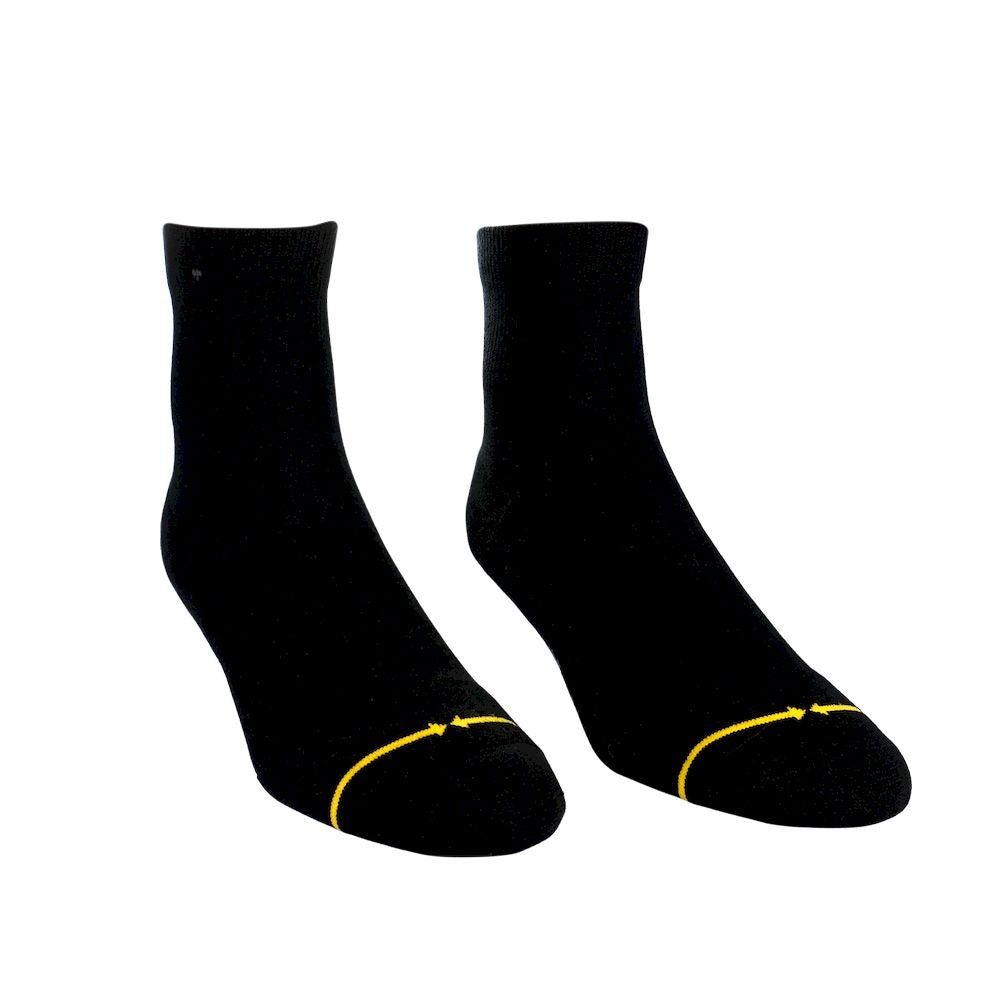 Merge4 Black Repreve and Organic Cotton Quarter Crew Socks3.jpeg