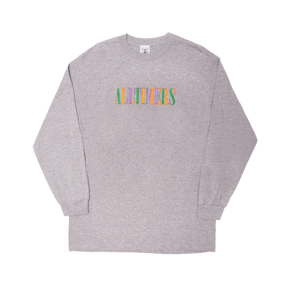 Alltimers Midtown LS Embroidered Tee Heather Grey.jpg