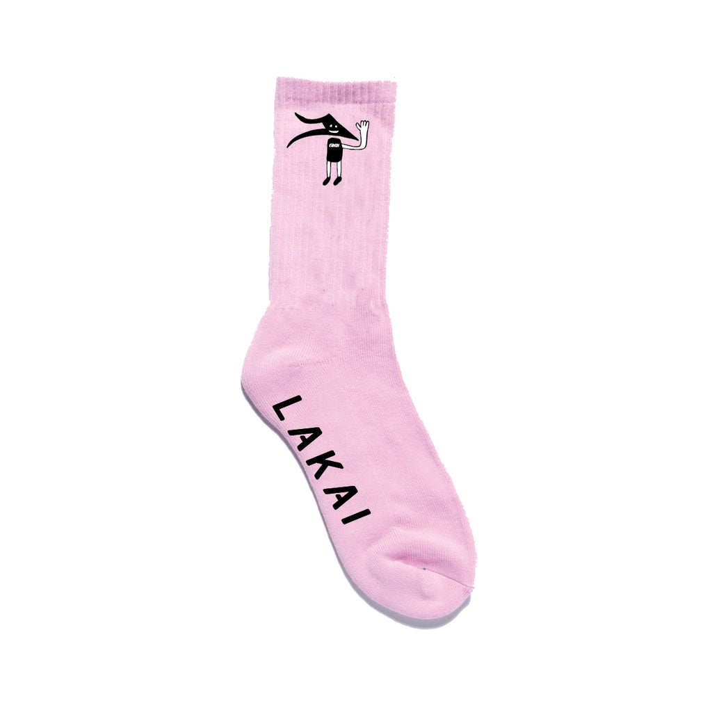 FLARE FACE CREW SOCK_PINK_LA323112_PINK_01.jpg