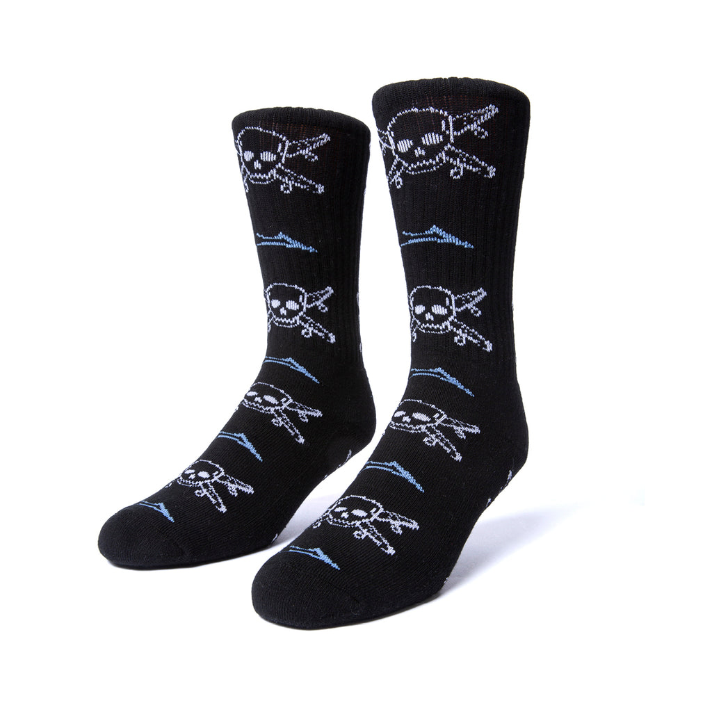 STREET PIRATE CREW SOCK_BLACK _LA123109_BLACK_01.jpg