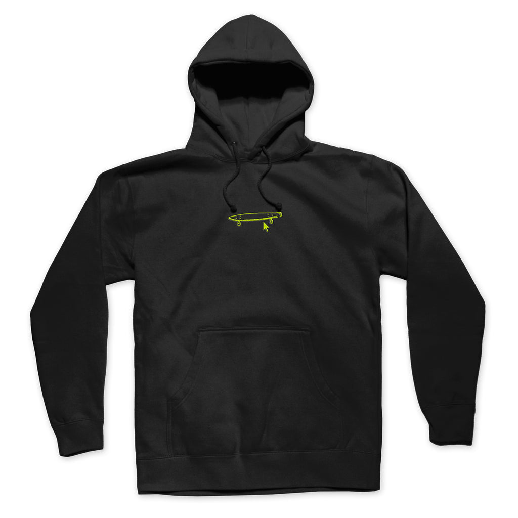 Crailtap Neon Logo Hoodie Black.jpg